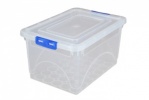 4.5 Litre Plastic Storage Boxes with Clip on Lids